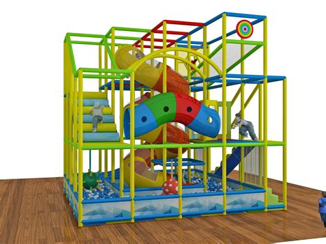 Small 3 Level Ball Pit Play Structure - Indoor Playgrounds International