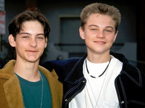 Leonardo Dicaprio And Tobey Maguire Young