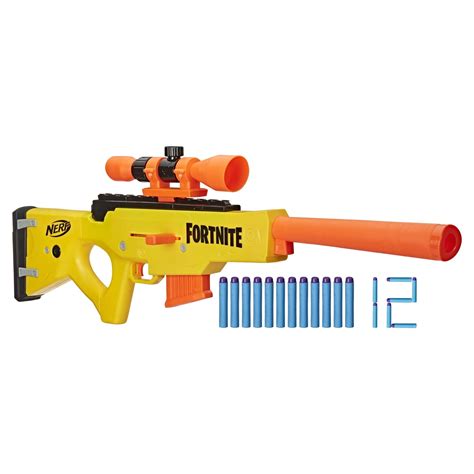 Nerf Fortnite BASR-L Blaster, Includes 12 Official Darts, Kids Toy for Boys and Girls for Ages 8 ...