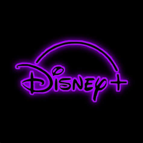 Disney+ | Purple wallpaper iphone, Neon signs app icon, Ios app icon design