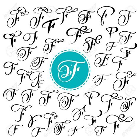 The Letter F In Different Fonts