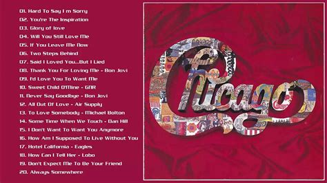 Chicago Greatest Hits Full Album - Best Songs of Chicago - YouTube