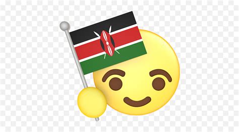 Kenya - Kenya Flag Emoji,Kenyan Flag Emoji - free transparent emoji ...