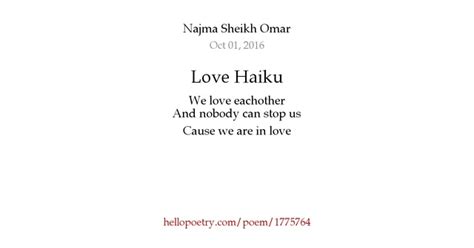 Love Haiku by LovelyLittlePoet - Hello Poetry