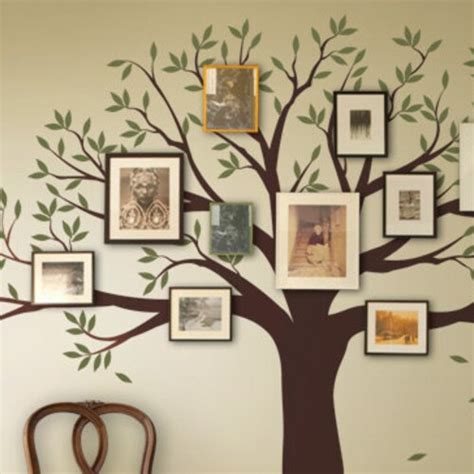 Wall Decal Family Tree Wall Decal Sticker Family Photo Tree - Etsy