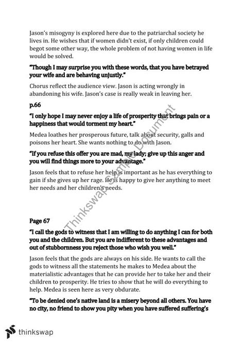 Euripides Medea Quotes and Analysis | English - Year 12 VCE | Thinkswap