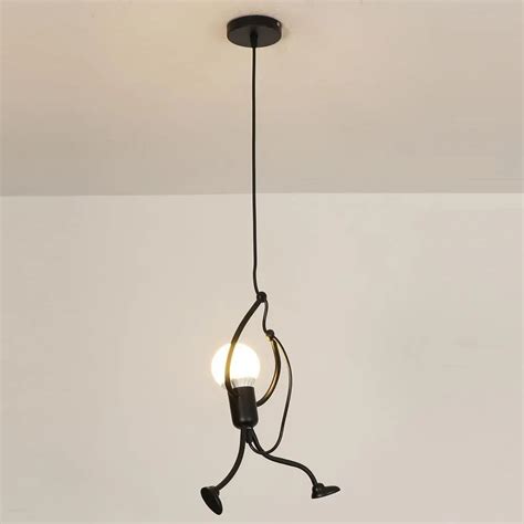 Modern Industrial Pendant Light Contemporary Black Metal Lamp Design Hanging Lighting 1 Lights ...