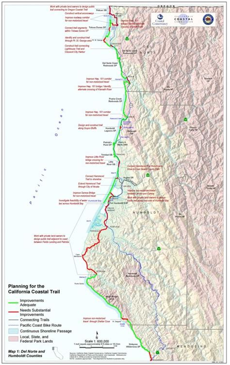 California Coast Bike Route Map – Map Of Usa District - California ...