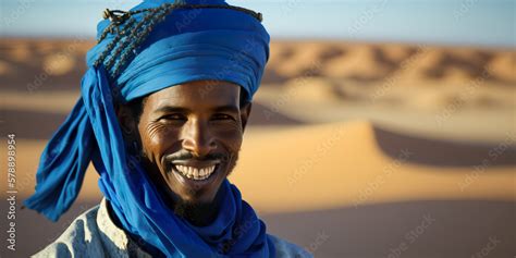 Nomadic Tuareg people of the Sahara known for their distinct culture ...