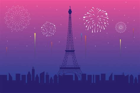 Free Vector | Pink fireworks background