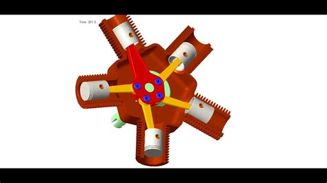 Radial Engine Animation