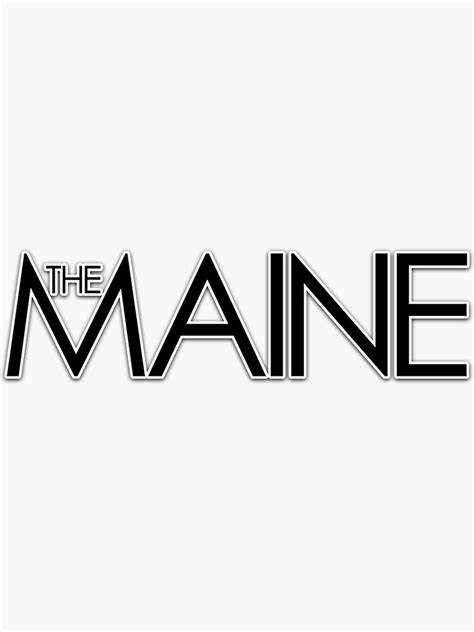 "The Maine logo" Sticker for Sale by AnthonyTRoge75 | Redbubble