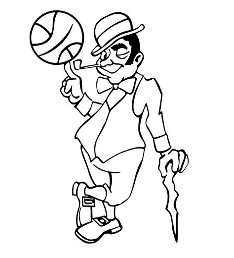 Celtics Logo Coloring Pages