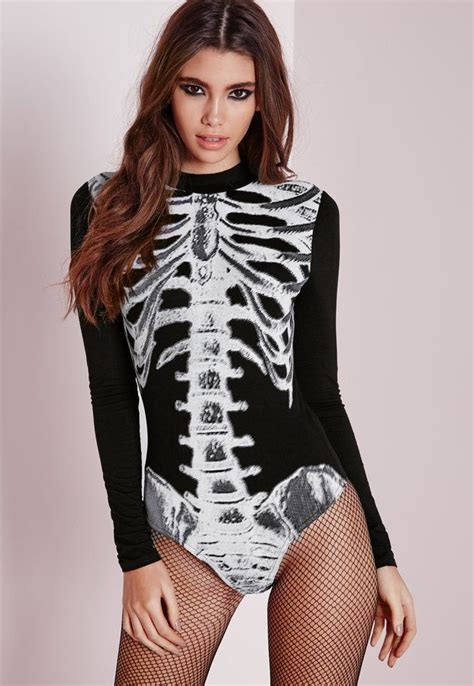 Halloween Bodysuit Costume Idea: Skeleton | Women, Fashion, Clothes