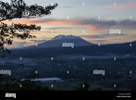 Mombacho Volcano at sunrise Nicaragua Stock Photo - Alamy