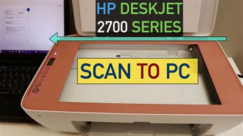 How To Scan A Document To your PC From HP DeskJet 2700 Series printer ...