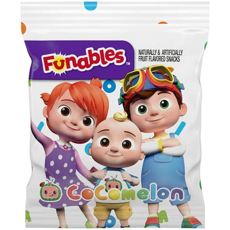 Funables Fruit Flavored Snacks, Cocomelon, 52% OFF