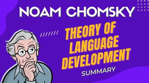 Noam Chomsky Theory of Language Development - YouTube