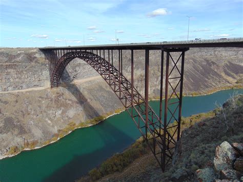 Idaho's Perrine Memorial Bridge over the Snake River Canyon