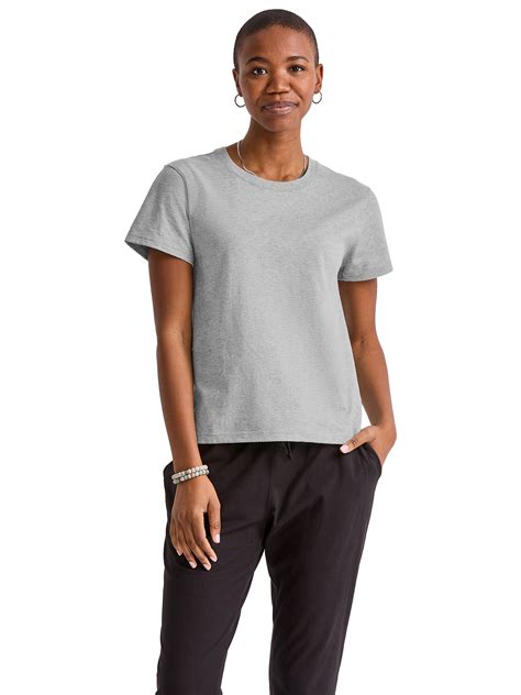 Hanes Originals Women's Cotton Short Sleeve Tee - Walmart.com