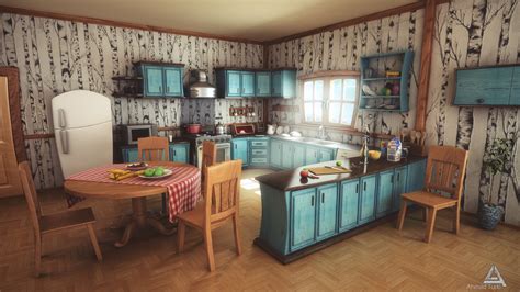 Cartoon Kitchen by AhmadTurk on DeviantArt