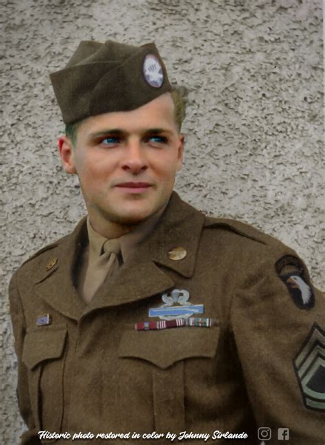 Donald Malarkey -Sgt of Easy Company 101st Band of brother Coloured by ...