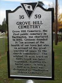 16-59 Grove Hill Cemetery - South Carolina Historical Markers on ...