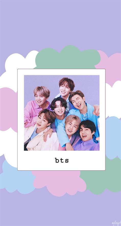 bts pastel wallpaper (보라해) | Bts wallpaper, Bts pictures, Bts backgrounds