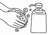 Washing Hands Coloring Pages sketch template