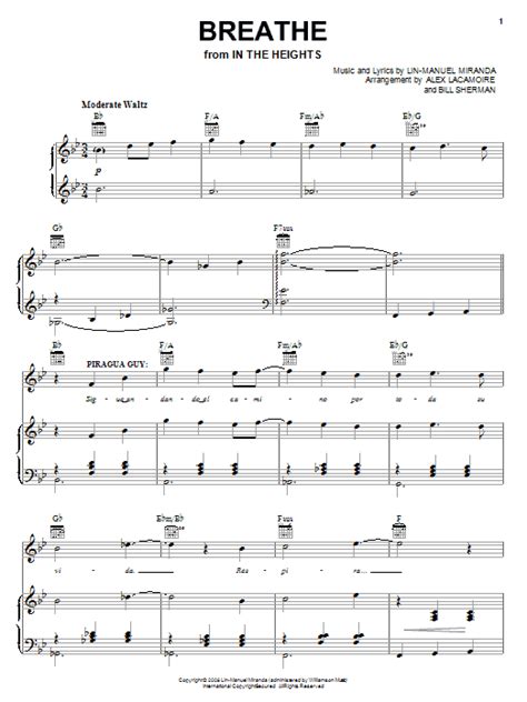 Breathe | Sheet Music Direct