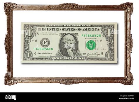 U.S. dollar bill, framed, symbolic image Stock Photo - Alamy