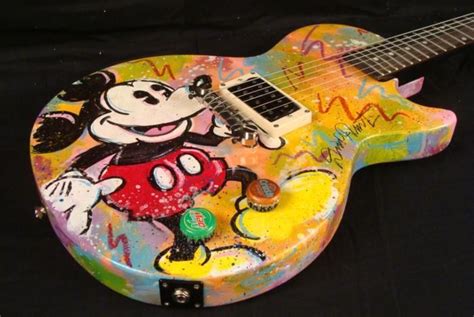 A Micky Mouse guitar with soda cap knobs. If that ain't whimsical, I don't know what is ...