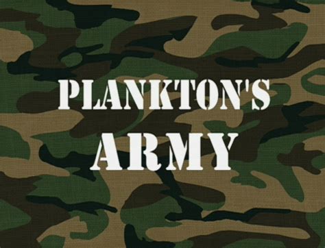 Plankton's Army (transcript) - Encyclopedia SpongeBobia - Wikia