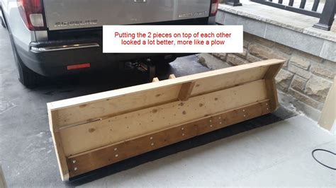 How to make DIY Wooden Snow Plow on Honda Ridgeline? - DIYable.com