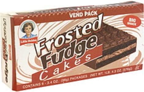 Little Debbie Frosted Fudge Cakes - 6 ea, Nutrition Information | Innit