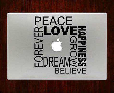 Inspirational Life Quote m380 Decal Sticker Vinyl For Macbook Pro Air Retina 13" 15" 17" Inch ...