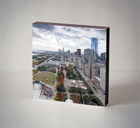 Chicago Millennium Park Art Print Chicago Skyline Wall Art | Etsy