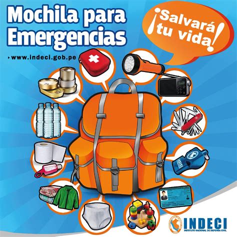 #prepárateperú recuerda tener una mochila para emergencias en caso de #sismo y #tsunami ...