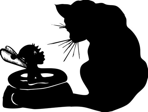 Cat Fairy Silhouette · Free vector graphic on Pixabay