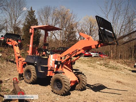 Kubota 400r Articulated Loader/backhoe 4x4 Forklift