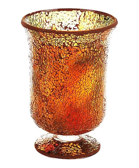 Valerie Parr Hill Lit Mosaic Hurricane Flameless Candle Pillar by ...