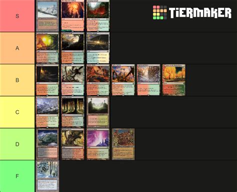 MTG Untapped Dual Lands Tier List (Community Rankings) - TierMaker