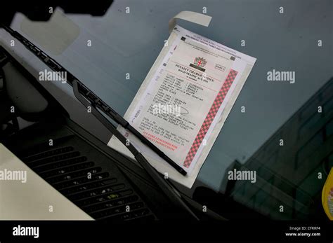 City of London parking ticket Stock Photo - Alamy