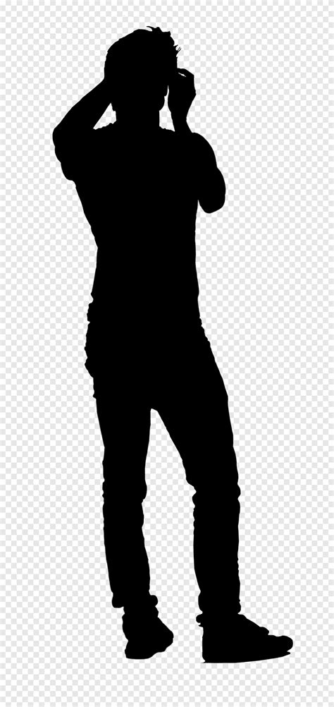 Human Silhouette Standing Png