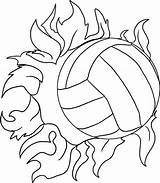 Free Printable Volleyball Coloring Pages For Kids sketch template