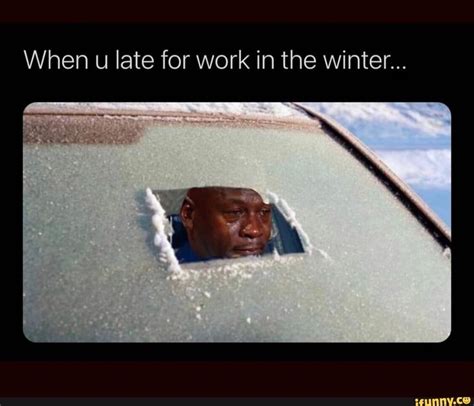 When u late for work in the winter... - iFunny :) | Chistes, Gracioso, Jaja