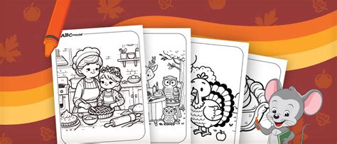 Cute Thanksgiving Coloring Pages for Kids | ABCmouse