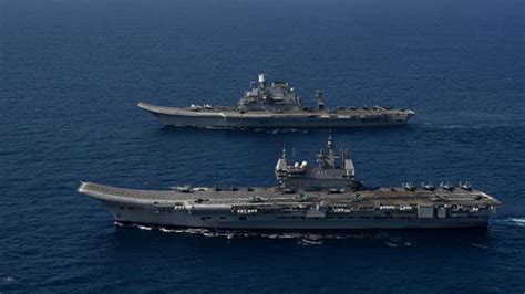 Indian Navy showcases multi-aircraft carrier force - Public TV English