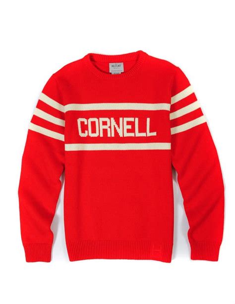 Cornell Stadium Sweater | Sweaters, Cheer shirts, Crew neck