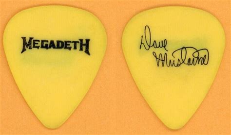 Megadeth Dave Mustaine Vintage Guitar Pick - 1999 Risk Tour (VARIANT) Opens in a new window or ...